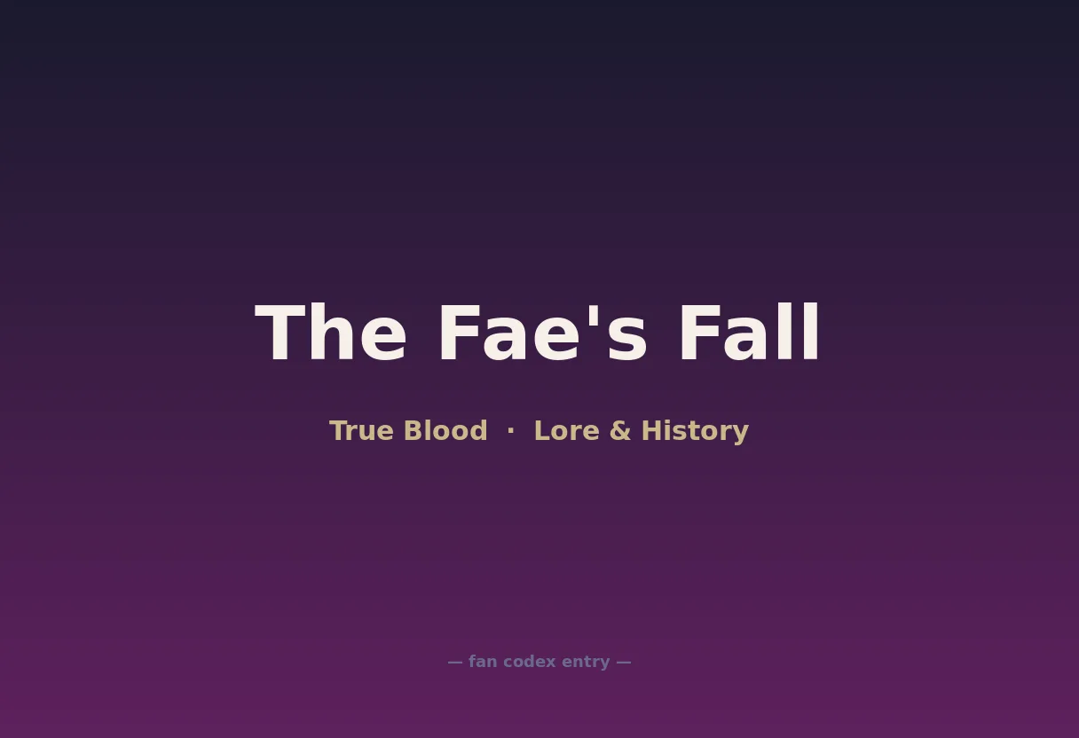 The Fae's Fall