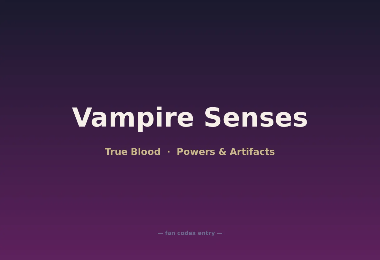 Vampire Senses