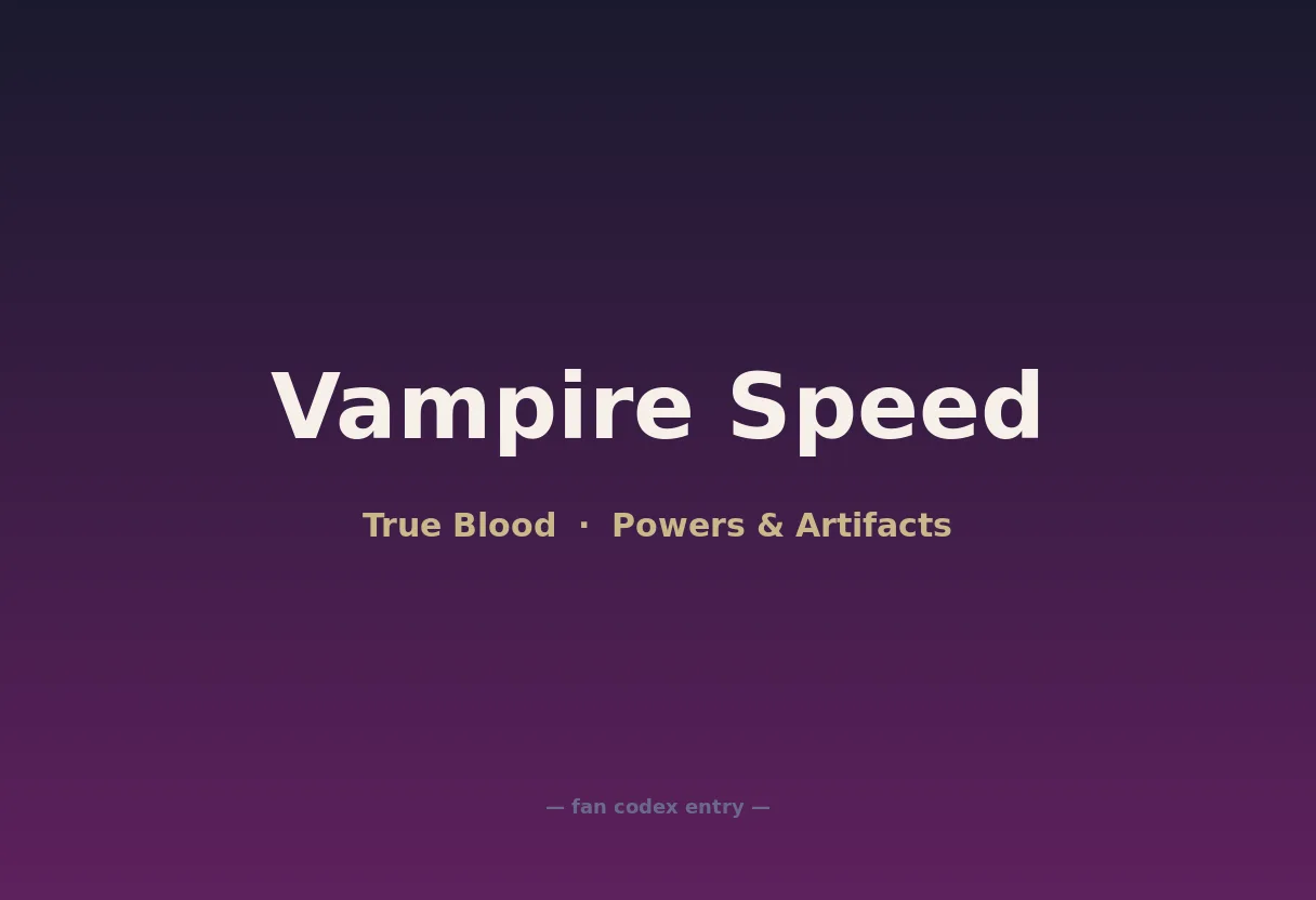 Vampire Speed
