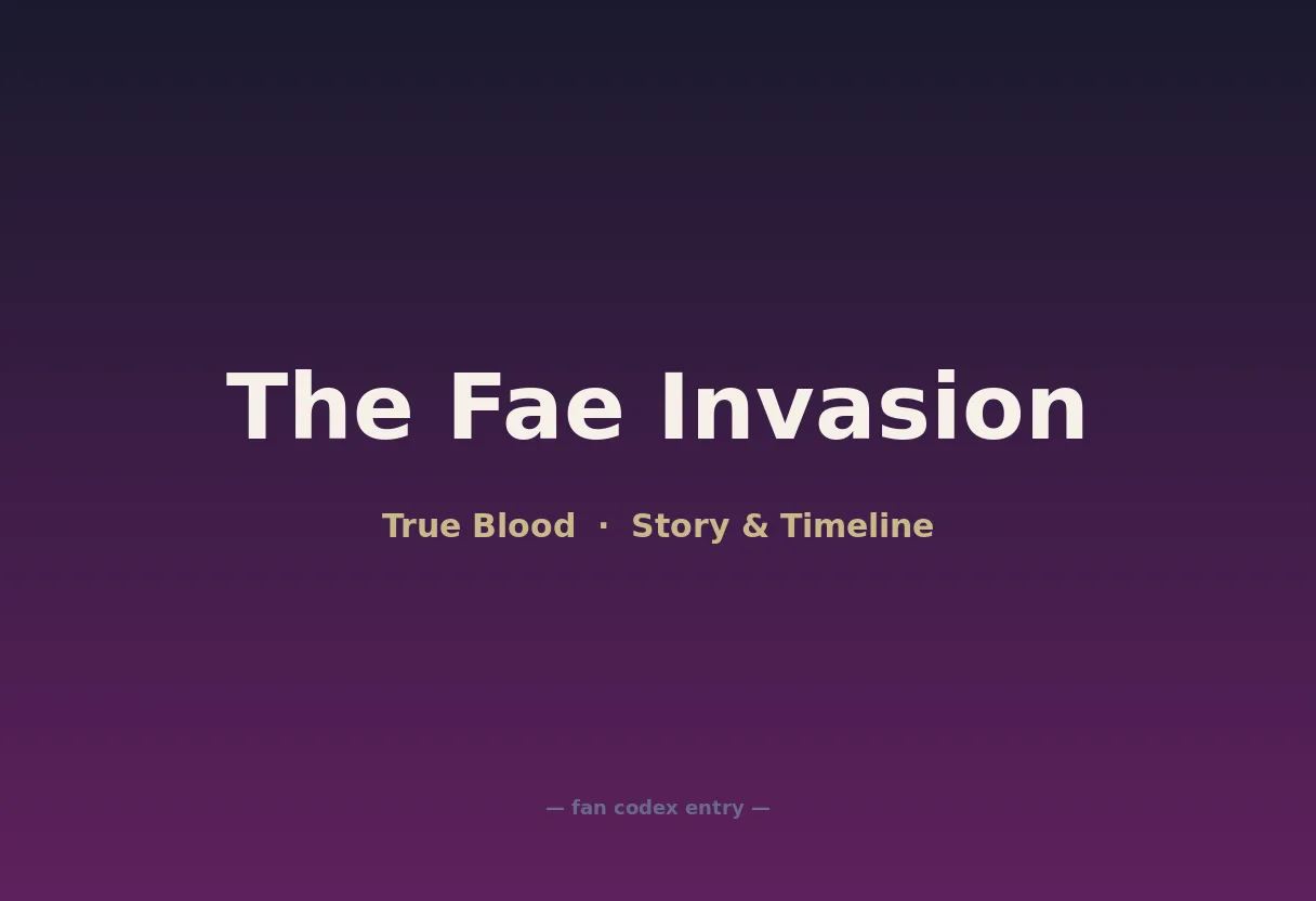 The Fae Invasion