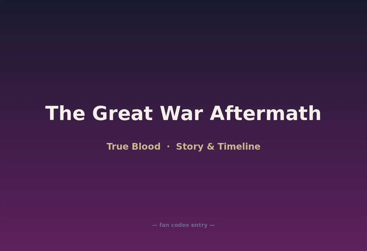 The Great War Aftermath